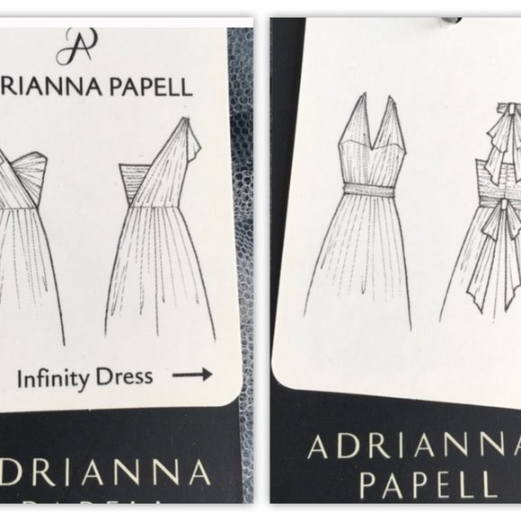 ADRIANNA PAPELL Bridesmaid Convertible Tulle Ball Gown Slate Blue - Picture 9 of 16